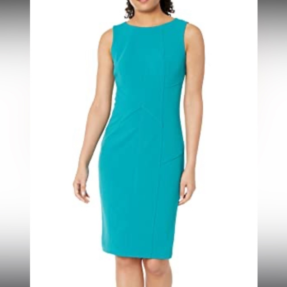 Cynthia Rawley Midi Stretch Dress with Pockets Size Small